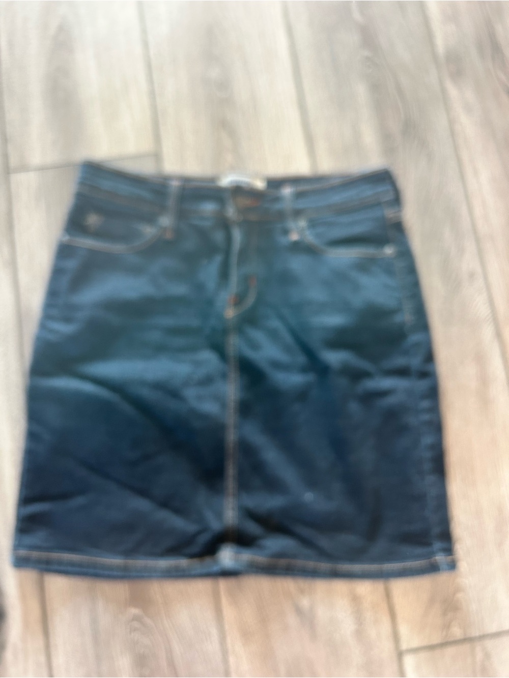 Levi’s Women's Dark Blue Denim Mini Skirt